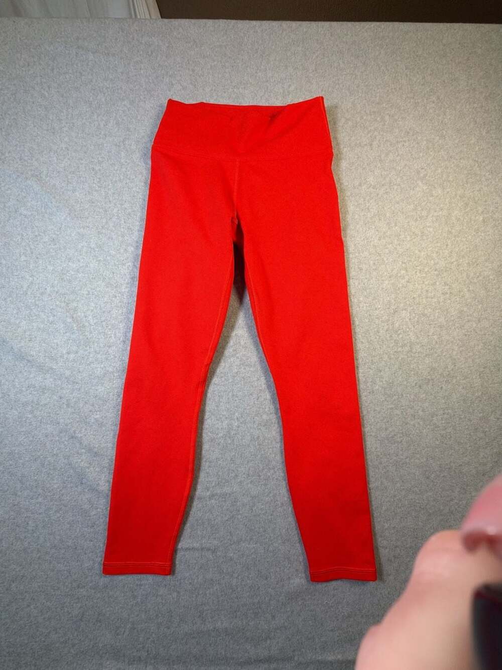 Fabletics PowerHold High-Waisted Crisscross Leggings Red